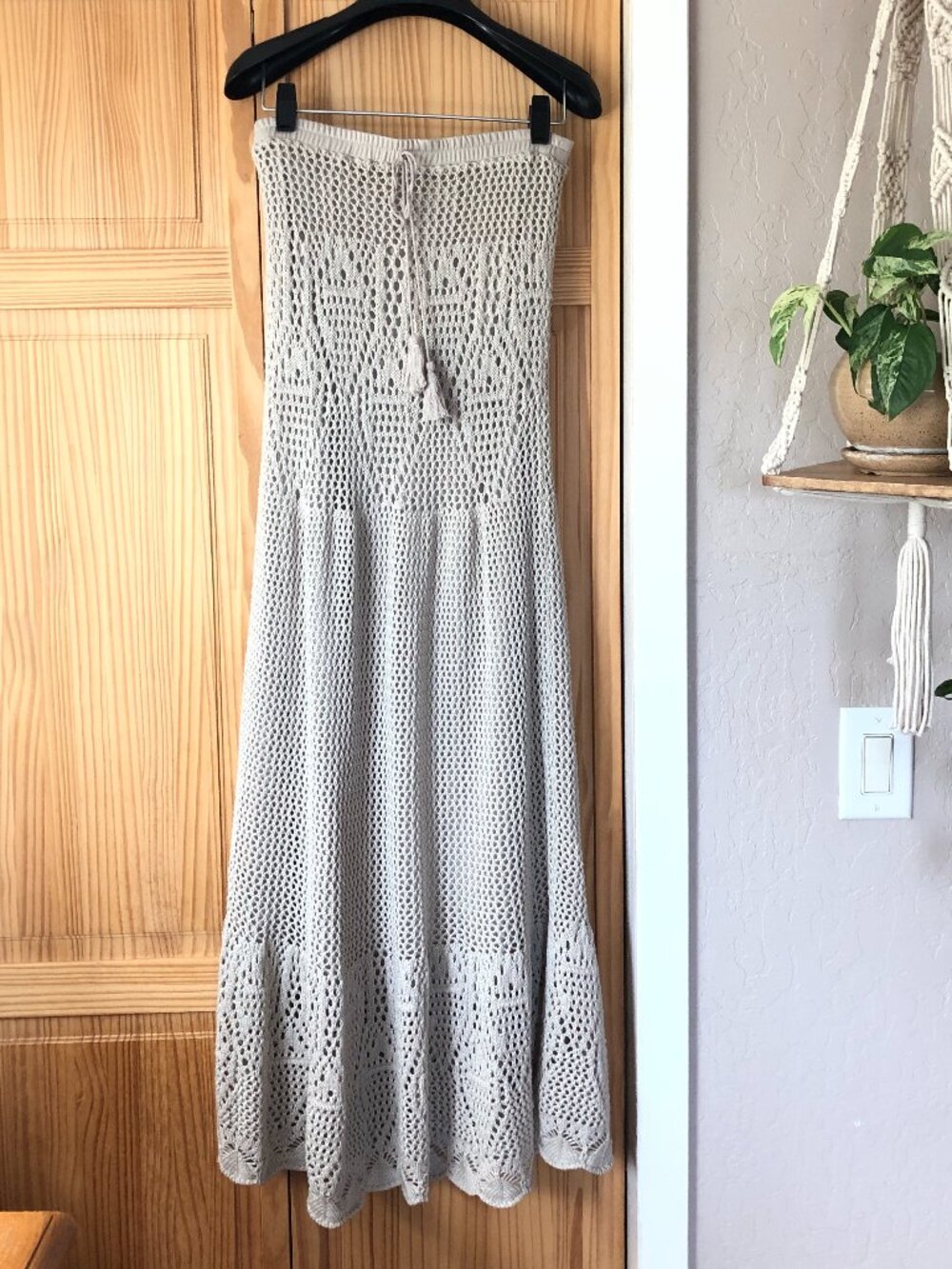 Love Stitch Crochet Maxi Skirt